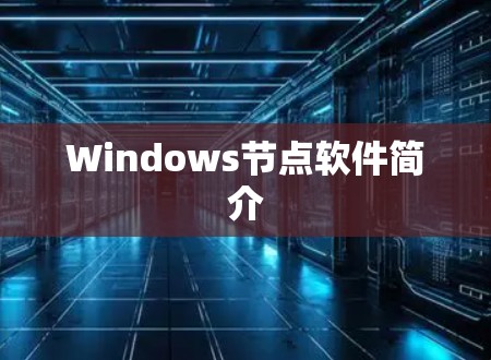 Windows节点软件简介 Windows节点软件简介