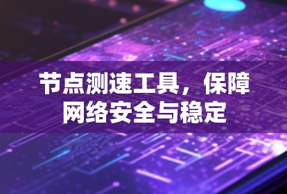 节点测速工具,保障网络安全与稳定