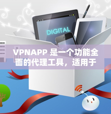VPNAPP 是一个功能全面的代理工具，适用于个人和企业用户。以下是对其各方面的详细分析