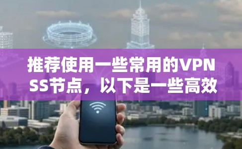 推荐使用一些常用的VPN SS节点，以下是一些高效的选择（根据网络情况和地区需求）
