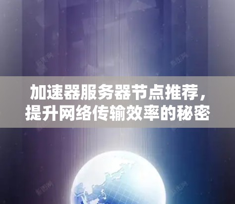 加速器服务器节点推荐，提升网络传输效率的秘密武器