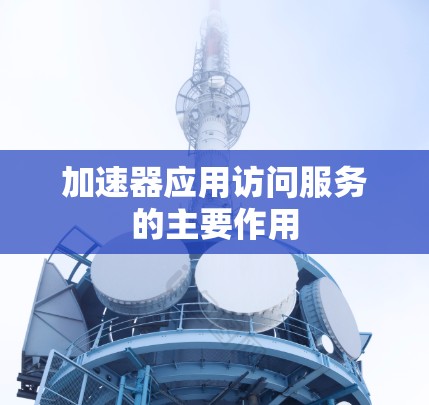 加速器应用访问服务的主要作用