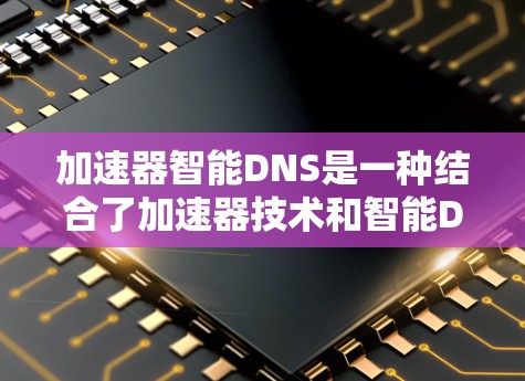 加速器智能DNS是一种结合了加速器技术和智能DNS功能的解决方案，旨在提高DNS解析的效率和性能。以下是对加速器智能DNS的详细分析