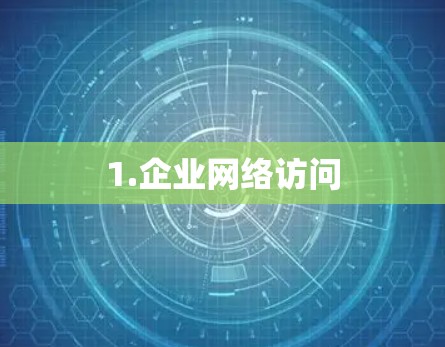 1.企业网络访问