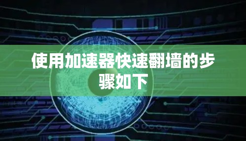 使用加速器快速翻墙的步骤如下