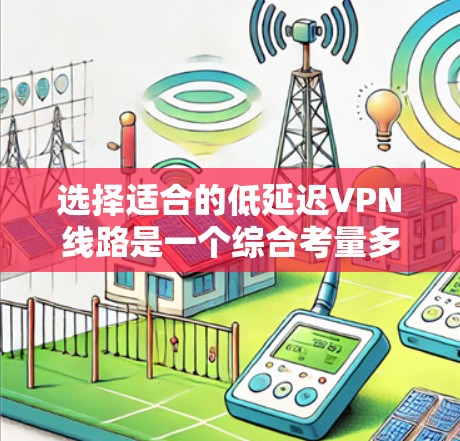 选择适合的低延迟VPN线路是一个综合考量多个因素的过程。以下是根据您的需求和思考过程总结出的建议 选择适合的低延迟VPN线路是一个综合考量多个因素的过程。以下是根据您的需求和思考过程总结出的建议
