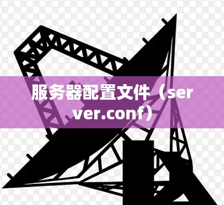 服务器配置文件（server.conf）