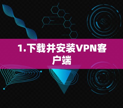 1.下载并安装VPN客户端 1.下载并安装VPN客户端
