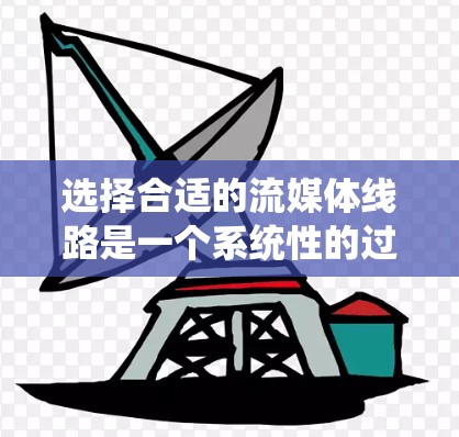 选择合适的流媒体线路是一个系统性的过程，需要综合考虑多个因素。以下是一个分步骤的指南，帮助您根据需求做出明智的选择