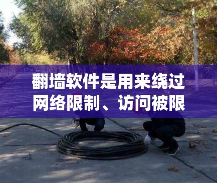 翻墙软件是用来绕过网络限制、访问被限制访问的网站或内容的工具。以下是一些常见的翻墙软件和方法,但请注意,这些工具可能会涉及法律风险,使用时需谨慎 翻墙软件是用来绕过网络限制、访问被限制访问的网站或内容的工具。以下是一些常见的翻墙软件和方法,但请注意,这些工具可能会涉及法律风险,使用时需谨慎