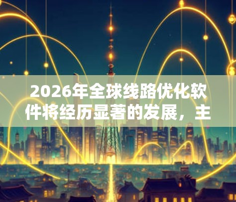 2026年全球线路优化软件将经历显著的发展,主要体现在以下几个方面 2026年全球线路优化软件将经历显著的发展,主要体现在以下几个方面