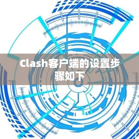 Clash客户端的设置步骤如下
