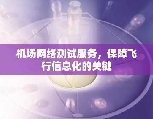 机场网络测试服务，保障飞行信息化的关键