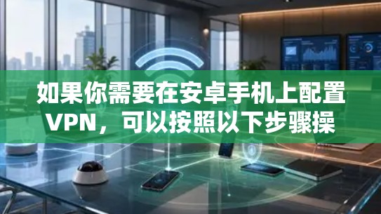 如果你需要在安卓手机上配置VPN,可以按照以下步骤操作 如果你需要在安卓手机上配置VPN,可以按照以下步骤操作