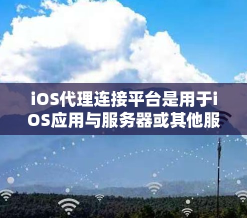 iOS代理连接平台是用于iOS应用与服务器或其他服务进行通信的中间平台,主要用于处理API请求、数据传输和身份验证等任务。以下是详细的步骤指南 iOS代理连接平台是用于iOS应用与服务器或其他服务进行通信的中间平台,主要用于处理API请求、数据传输和身份验证等任务。以下是详细的步骤指南
