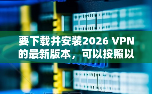 要下载并安装2026 VPN的最新版本，可以按照以下步骤操作